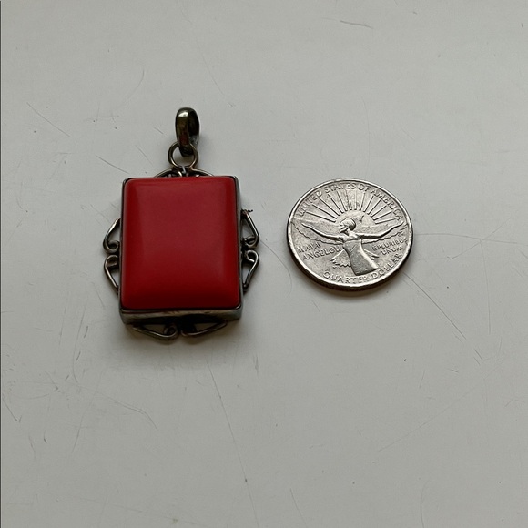 Red Silver Pendant - Picture 4 of 5